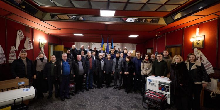 Житомирщина одержала від Таллінна генератори і дизельні теплові гармати