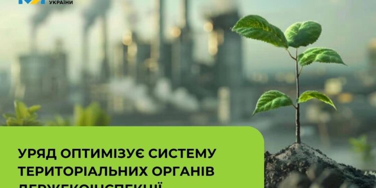 Уряд оптимізує систему територіальних органів Держекоінспекції