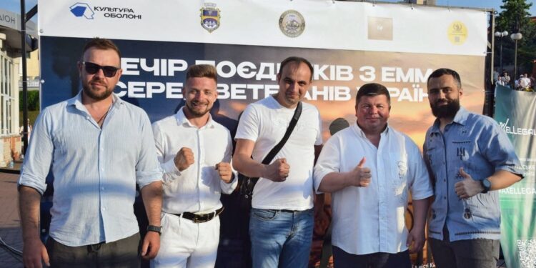 На Оболонській набережній відбувся «Гала-вечір поєдинків серед ветеранів»