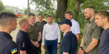 Державна екологічна інспекція України контролює ліквідацію наслідків забруднення озера Кирилівське після чергової російської атаки